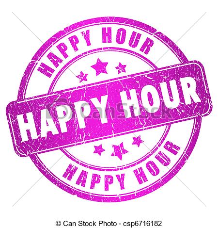 Happy hour stamp Happy hour Clip Artby ...