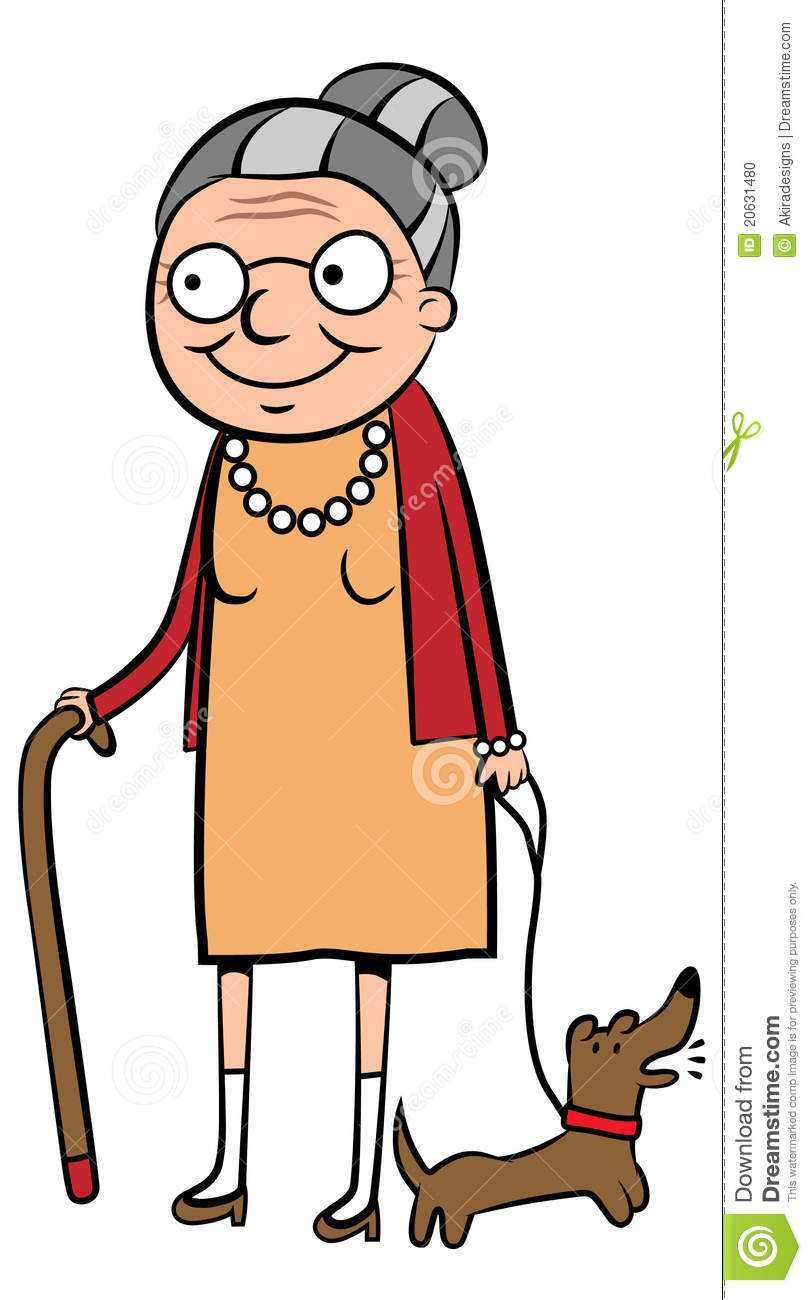 Happy Lady Clipart Clipart Pa - Old Lady Clip Art