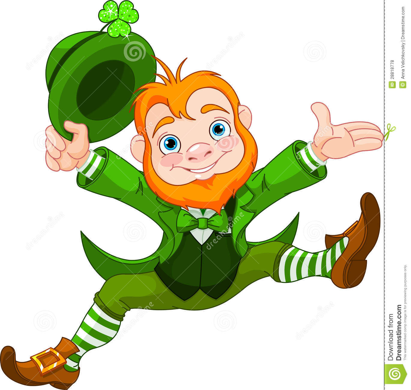 Happy Leprechaun Royalty Free Stock Photos