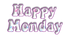 happy monday: 3D Happy Monday