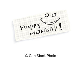 ... Happy Monday! Hand writin - Happy Monday Clip Art