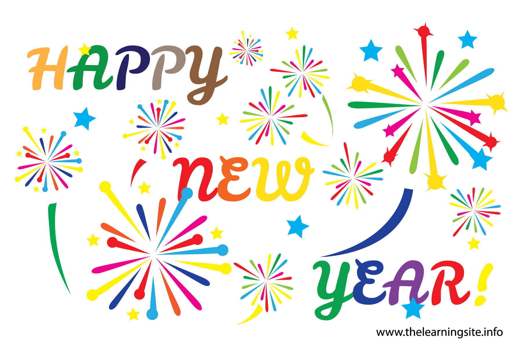 Happy New Year Clipart - . - Happy New Year Free Clip Art