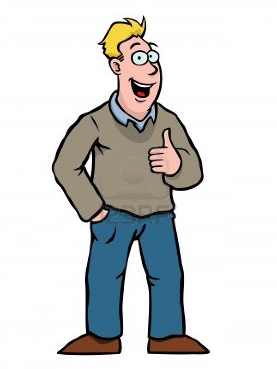 900x1200 Man Clipart Many Int - Happy Person Clipart