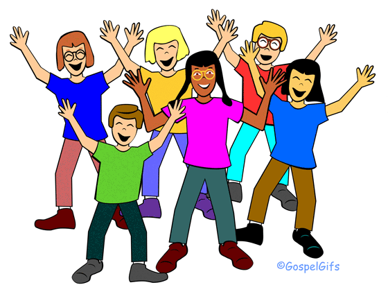 Happy Person Jumping Clipart  - Happy People Clipart