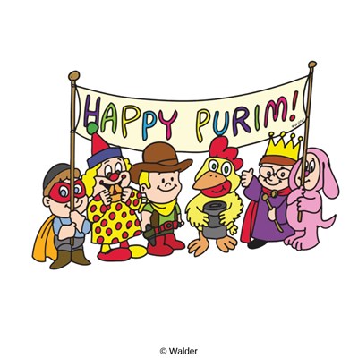 Happy Purim Costumes . - Purim Clipart