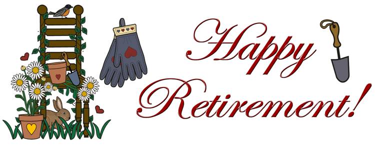 Happy Retirement Women Clipart