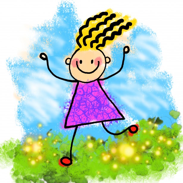 Happy clip art with tools fre