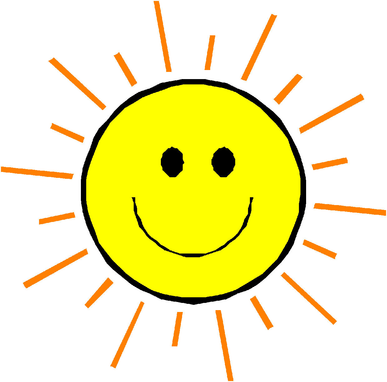Download - Happy Sun Clipart