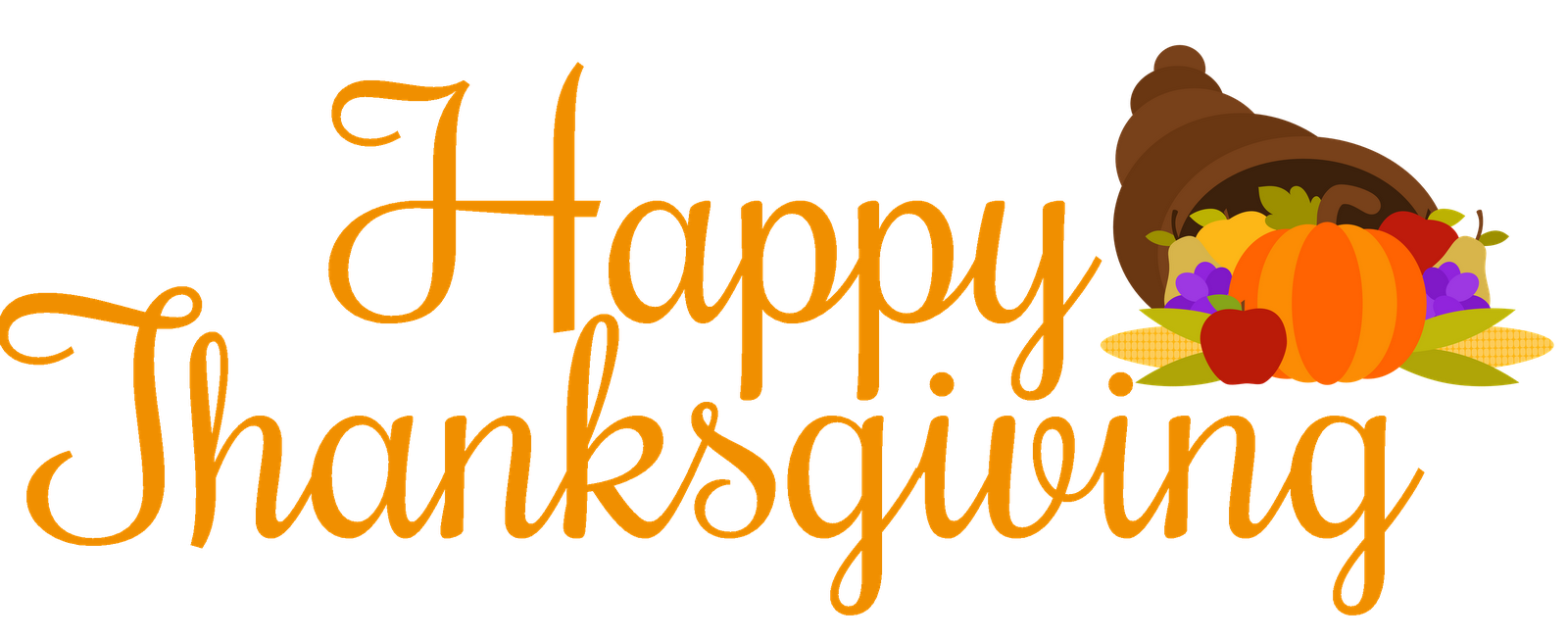 turkey with Happy Thanksgivin