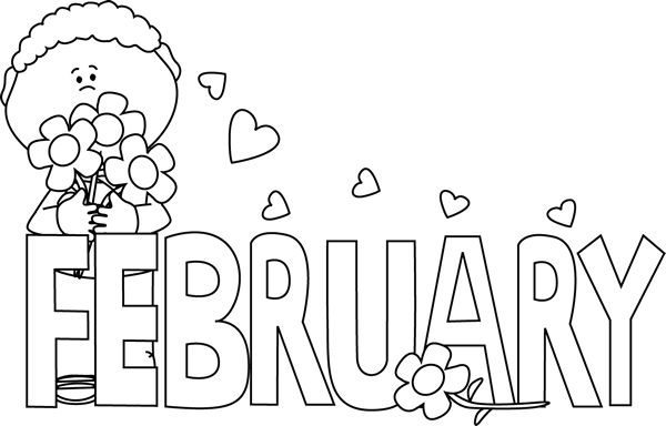 Happy Valentines Day Clipart - Valentines Day Clipart Black And White
