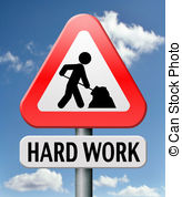 ... hard work busy with important job working sign