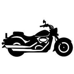 harley motorcycle clipart bla
