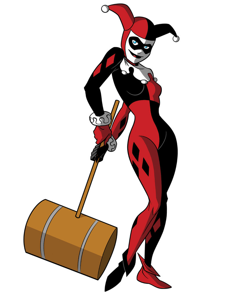 How To Draw DC Villains - Harley Quinn by TimLevins ClipartLook.com 