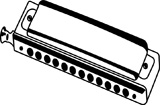 Harmonica Clipart Size: 47 Kb From: Music