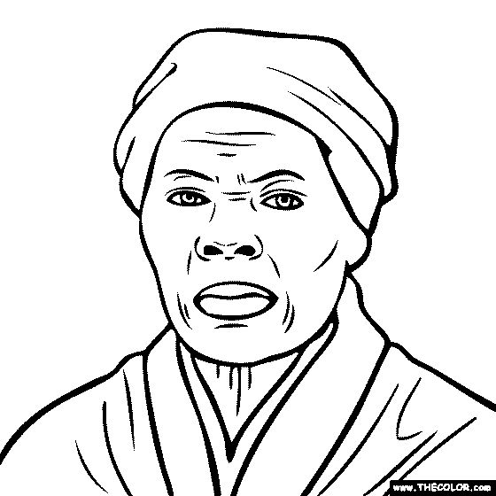 Harriet Tubman Coloring Page Eassume