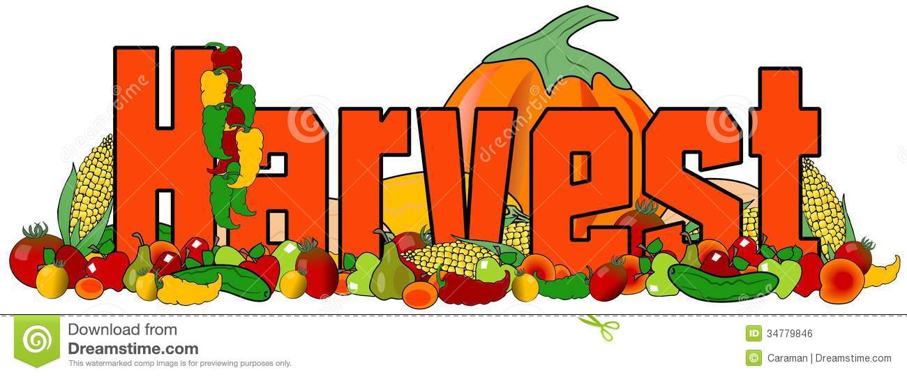 Harvest Festival Words Clipart