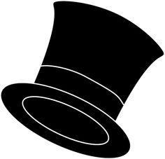 hat clip art black and white | Clip Art of a Top Hat