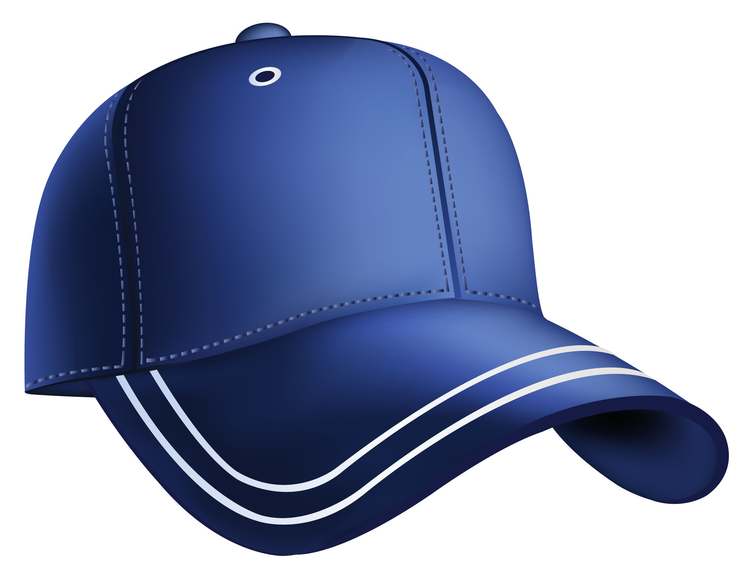 Baseball hat clipart side vie