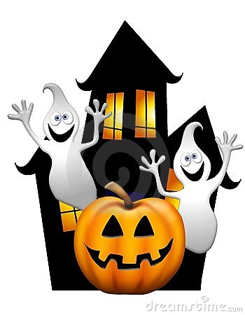Haunted House Clip Art Black  - Haunted House Clipart