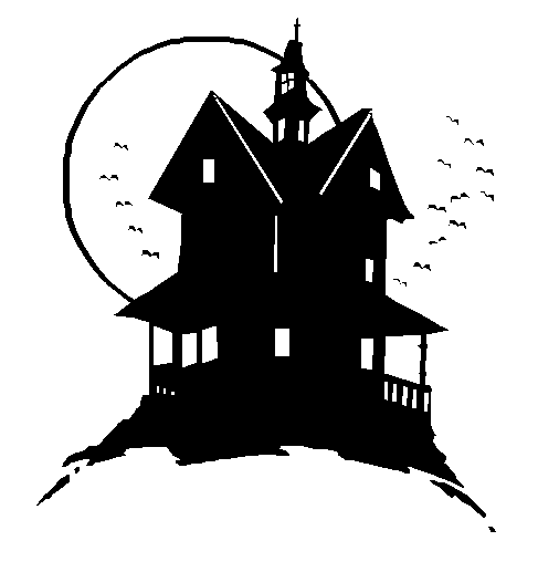 haunted house clip art ... - Halloween Clips