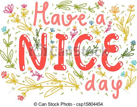 ... Have a nice day wishing card