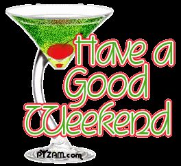 Have A Good Weekend Clipart