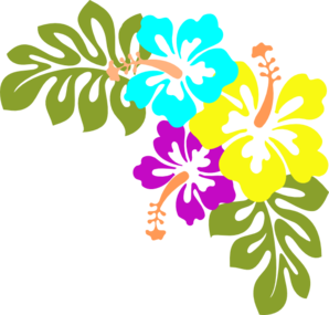 hawaiian flower border clip a - Hawaiian Border Clip Art