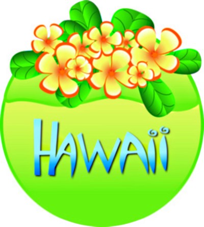 Hawaiian Clip Art Hawaiian Flower Hawaiian Luau Vintage Hawaiin