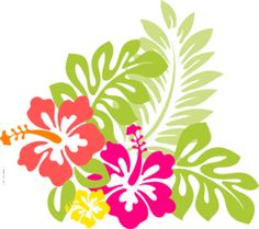 Tropical Flower Clipart Hawai