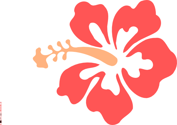 Hawaiian Flower Clipart this image as: