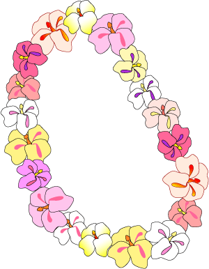 Image With Hawaiian Flowers C