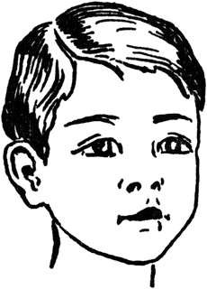 Head of a Boy - Clipart Head