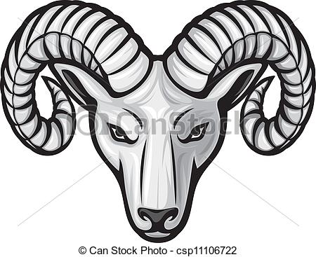 head of the ram (ram head) - Ram Head Clip Art