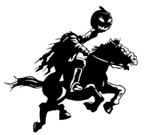 Headless Horseman. Headles Horsemen Logo Cut .