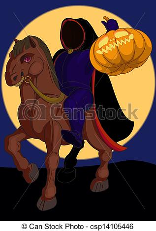 ... headless horseman - Jack o lantern Halloween symbol on the... ...