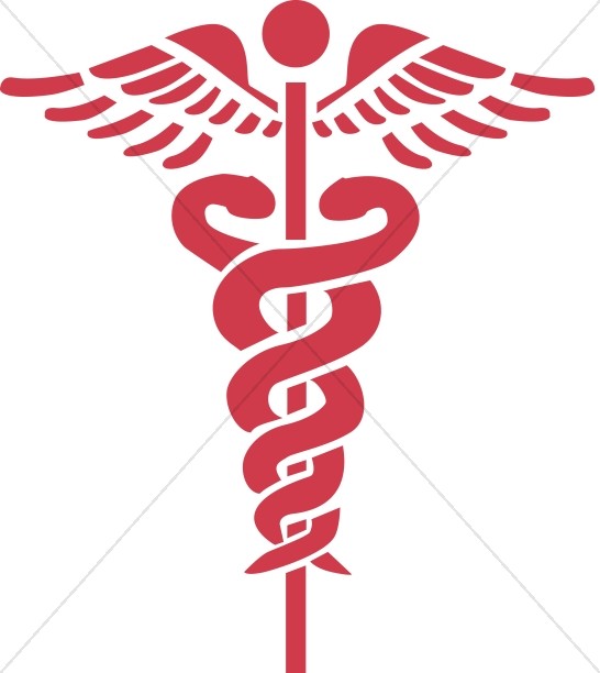 Rod of Aesculipius Medicine Symbol