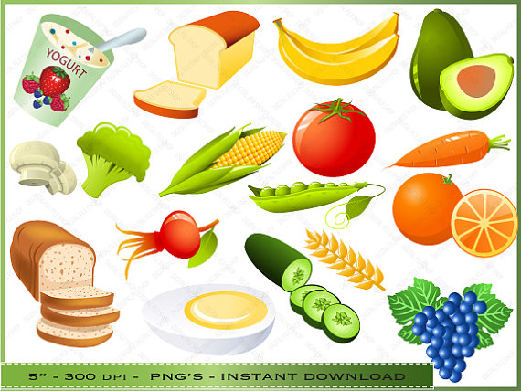 Healthy Food Clip Art Food Clipart Clip Art Of