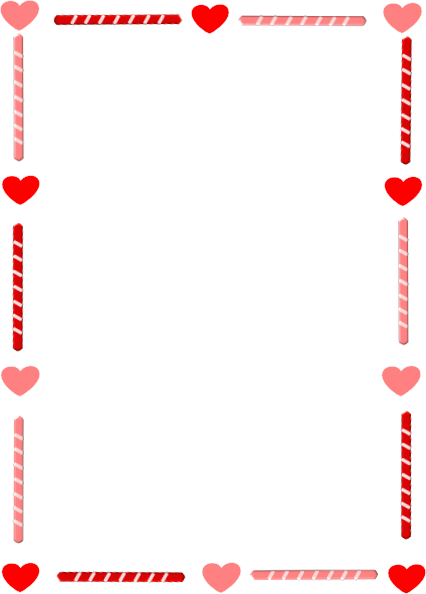 Heart And Candy Border Clip Art At Clker Com Vector Clip Art Online