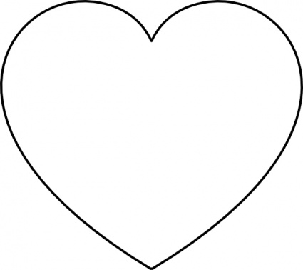 Heart black and white heart . - Heart Clipart Black And White