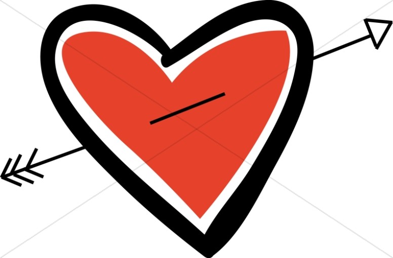 Red Heart with an Arrow