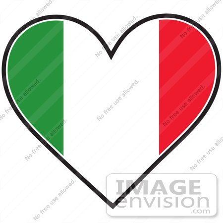 Heart Italy Clipart #1