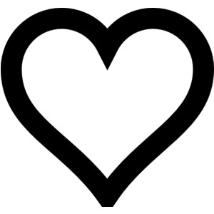 Heart Outline clip art - Heart Outline Clipart