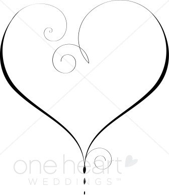 Heart Outline Clipart - Heart Outline Clip Art