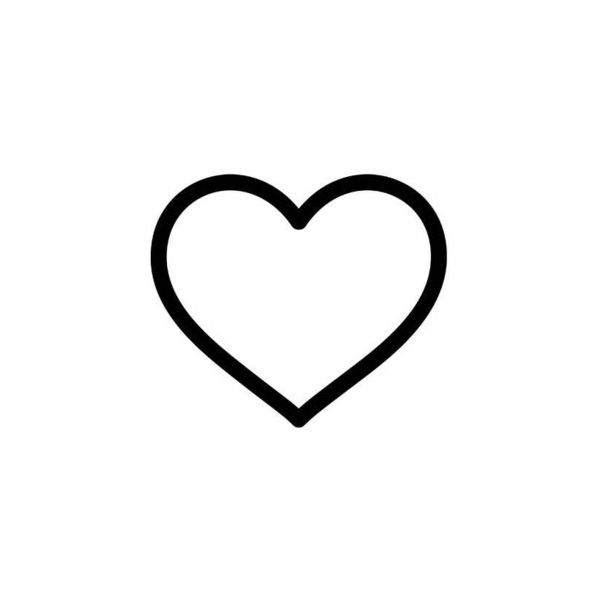 Out Line Of A Heart Clipart .