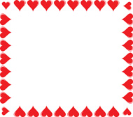 Heart Border Clipart Image .