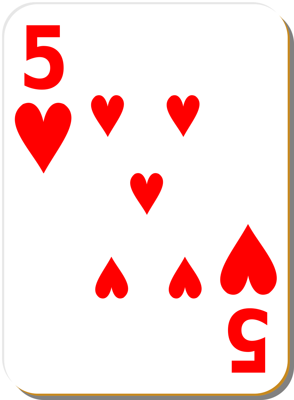 Hearts playing card : Free .