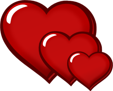 Red Hearts Clipart | Clipart 