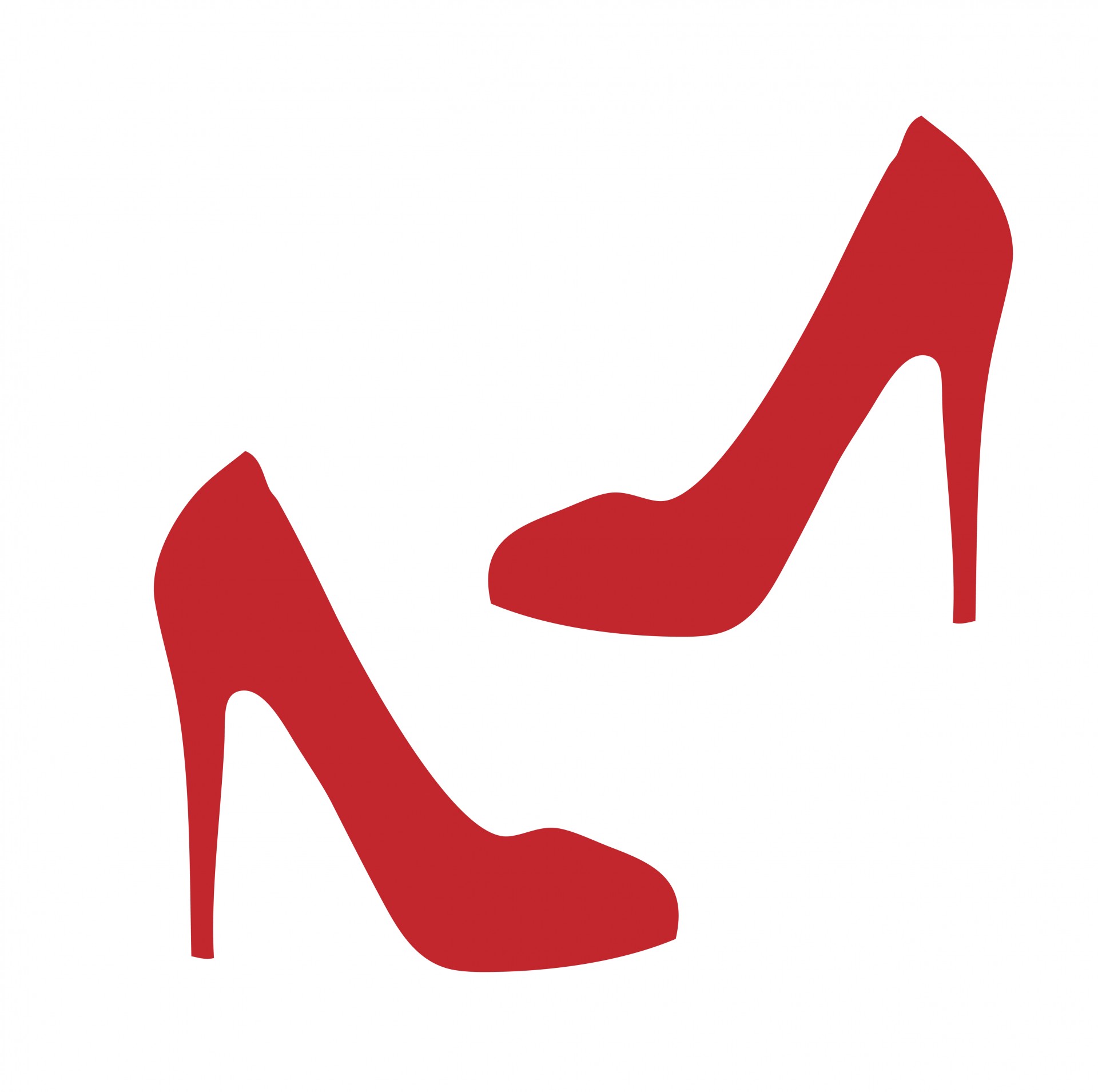 ... Red high heel shoe