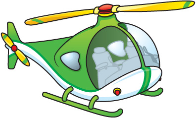 This nice cartoon helicopter 