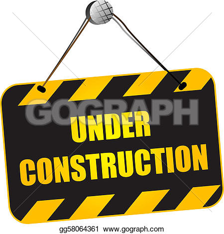 Hello, under construction; Under construction sign